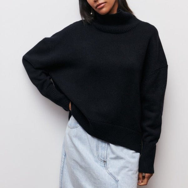 Wina Turtleneck Sweater | Relaxed Wool Blend