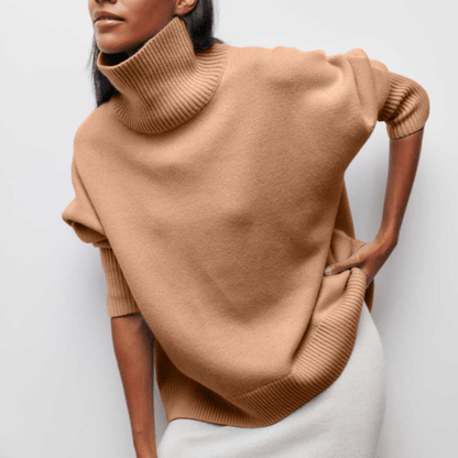 Wina Turtleneck Sweater | Relaxed Wool Blend