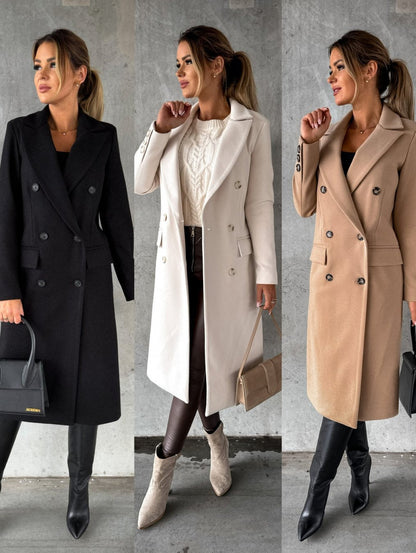 Wynter Classic Coat | Double-Breasted Wool Blend