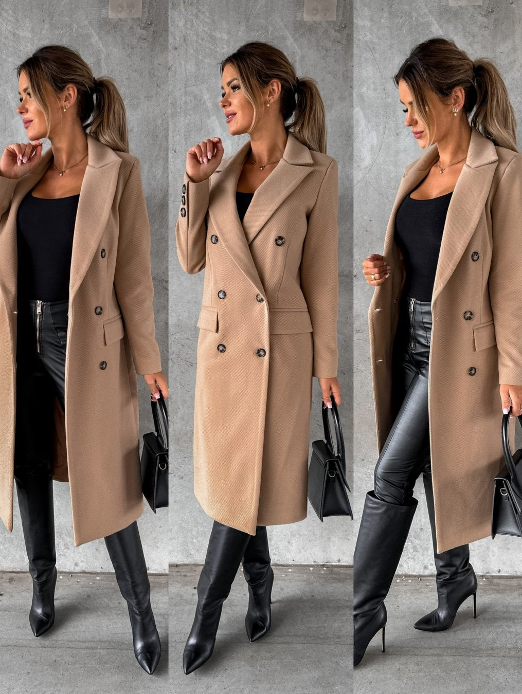 Wynter Classic Coat | Double-Breasted Wool Blend