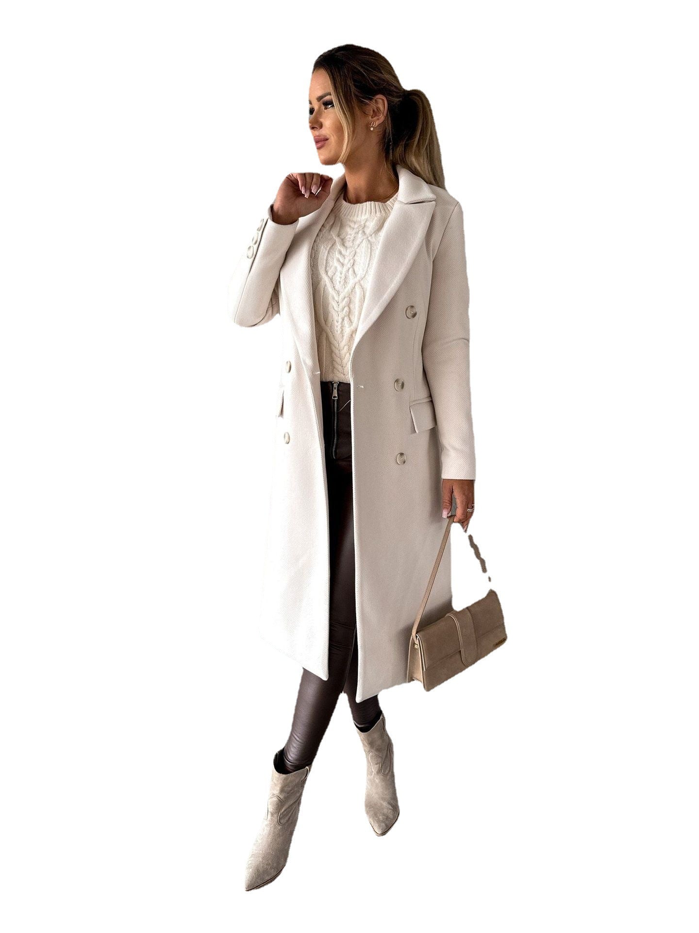 Wynter Classic Coat | Double-Breasted Wool Blend