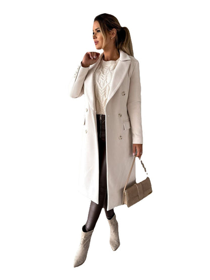 Wynter Classic Coat | Double-Breasted Wool Blend