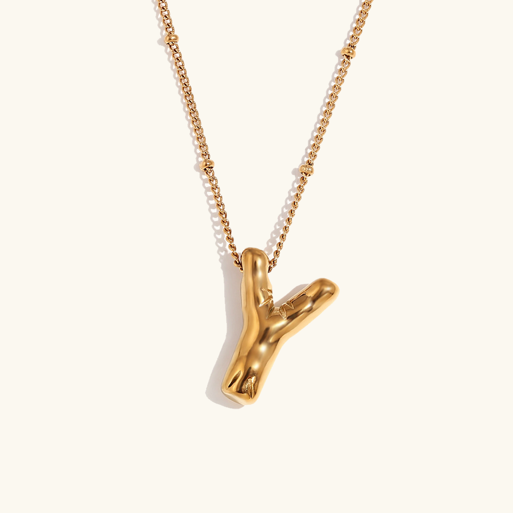 Variant image for Collier Femme Personnalisé Or 18K Taille Unique Acier Inoxydable-25