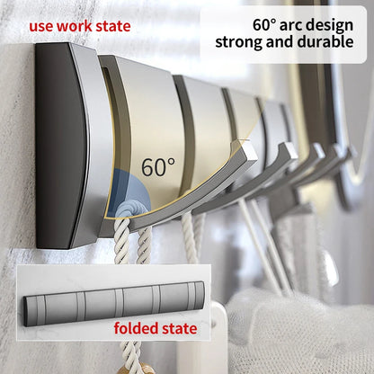 Yumi Towel Rack | Nail-Free, Space-Saving Design