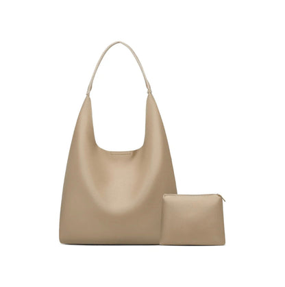 Elegant Vegan Leather Women's Hobo Bag with Versatile Interior – Chic and Durable Design for All Occasions