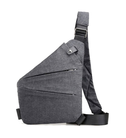 Women's Anti-Theft Nylon Bag with Stripes – Practical and Elegant, Handbag and Shoulder Bag for Outings and Travel