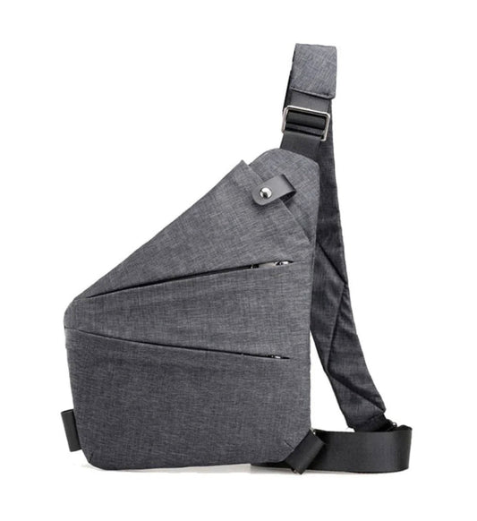 Women's Anti-Theft Nylon Bag with Stripes – Practical and Elegant, Handbag and Shoulder Bag for Outings and Travel