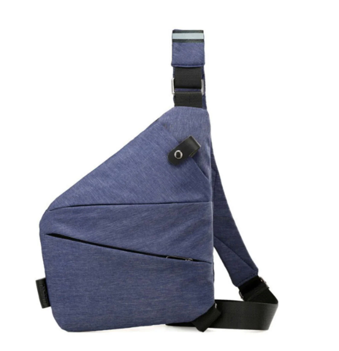 Women's Anti-Theft Nylon Bag with Stripes – Practical and Elegant, Handbag and Shoulder Bag for Outings and Travel