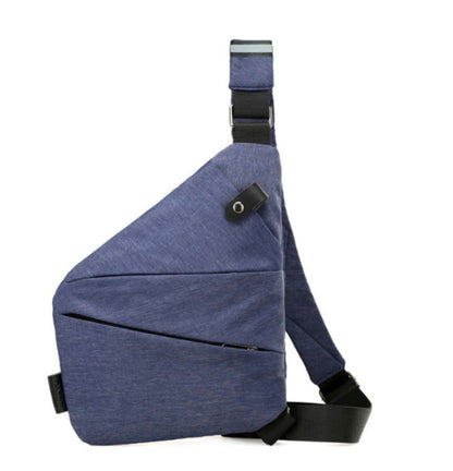 Women's Anti-Theft Nylon Bag with Stripes – Practical and Elegant, Handbag and Shoulder Bag for Outings and Travel