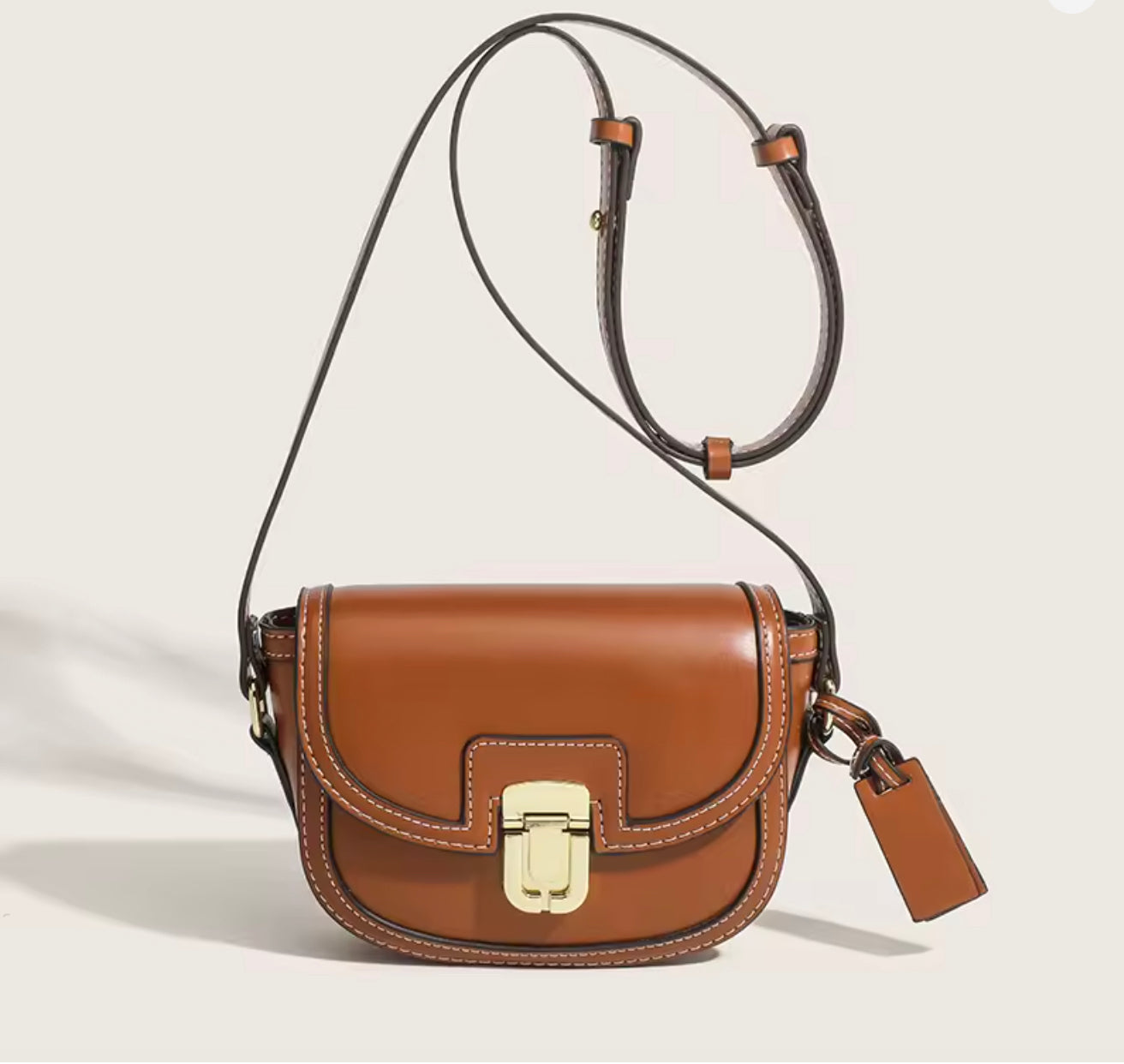 Sac Bandoulière Femme Isaline – Compact et Élégant, Cuir Synthétique, 18 cm x 14 cm, Idéal pour Sorties Décontractées
