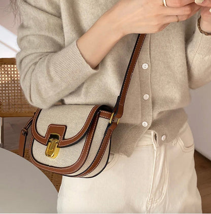 Women's Isaline Shoulder Bag – Compact and Elegant, Synthetic Leather, 18 cm x 14 cm, Ideal for Casual Outings