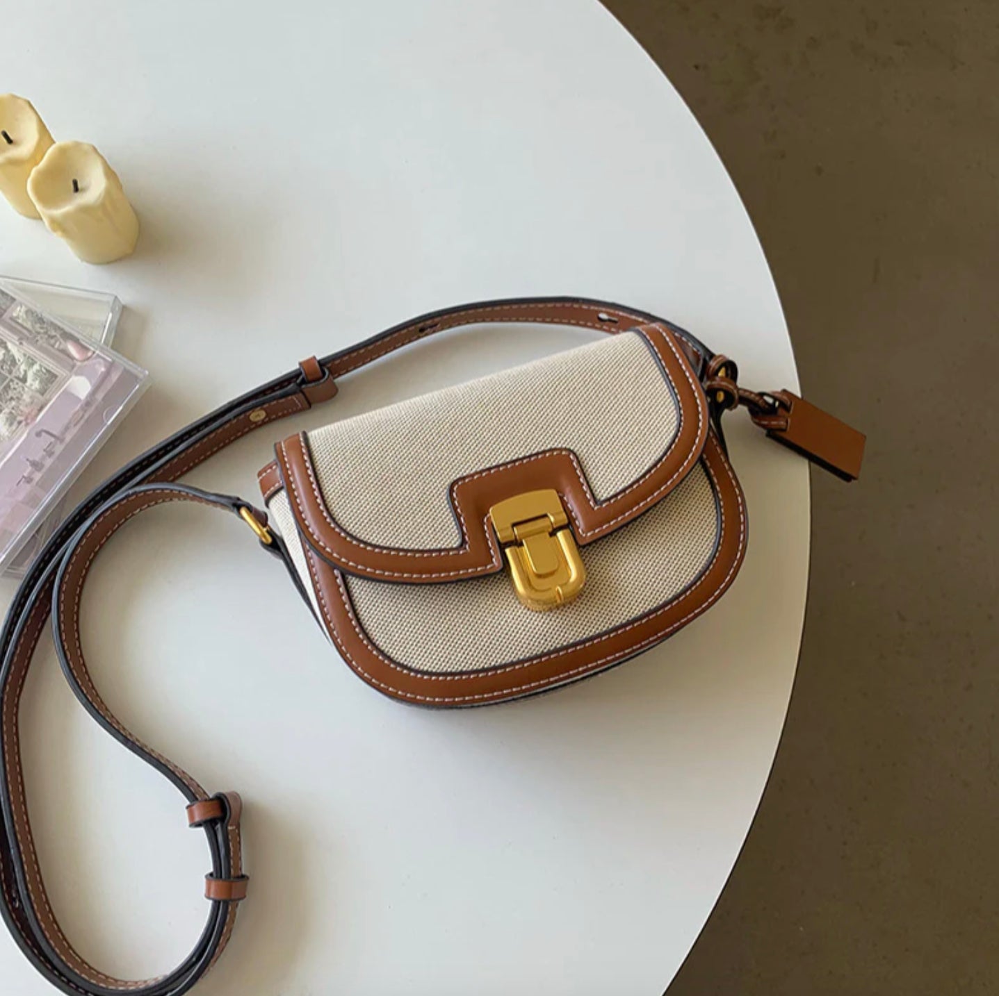 Women's Isaline Shoulder Bag – Compact and Elegant, Synthetic Leather, 18 cm x 14 cm, Ideal for Casual Outings