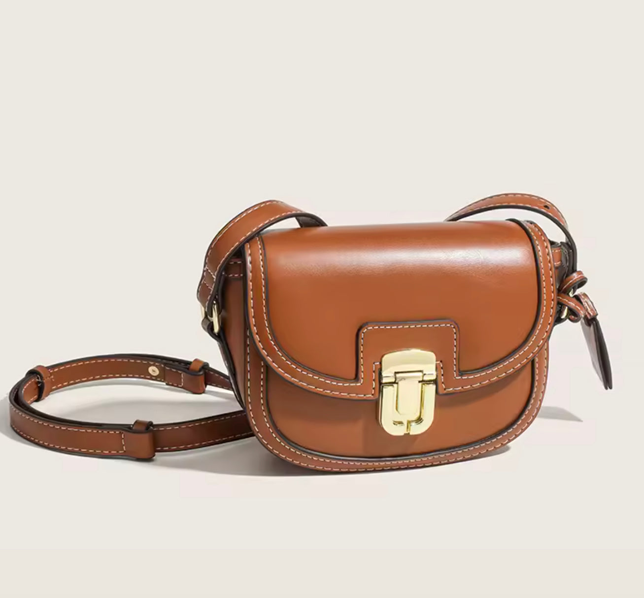 Sac Bandoulière Femme Isaline – Compact et Élégant, Cuir Synthétique, 18 cm x 14 cm, Idéal pour Sorties Décontractées