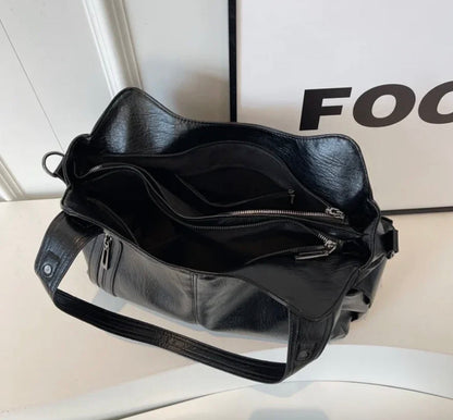 Elegant Leather Tote Bag for Women – Large Storage Space, Ideal for Work and Outings