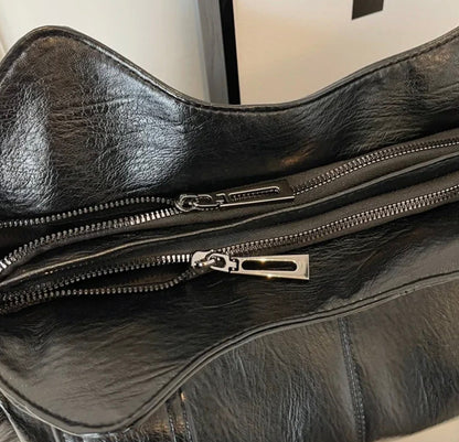 Elegant Leather Tote Bag for Women – Large Storage Space, Ideal for Work and Outings