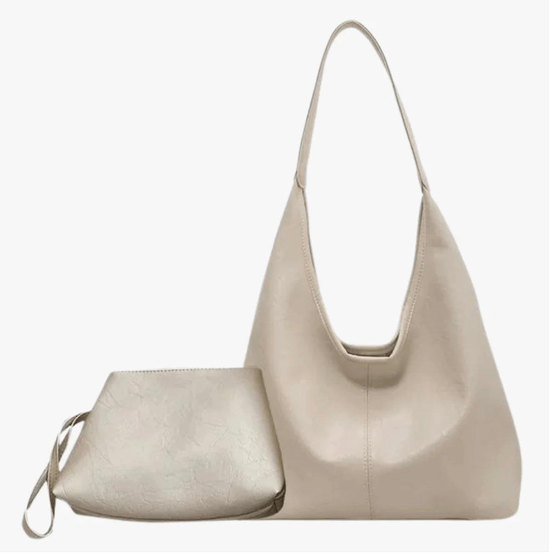Sac à Bandoulière Femme en Cuir Végétalien, Design Semi-Circulaire pour Macbook 13 pouces, Élégant et Pratique