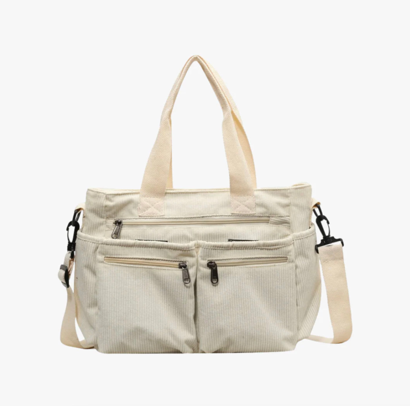 Sac à Bandoulière en Velours Souple pour Femmes – Grande Capacité, Poches Pratiques, Design Multifonctionnel, Idéal pour Sorties et Voyages