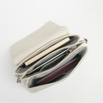 Women's PU Shoulder Bag – 31x20x13 cm, Elegant and Practical for Outings and Travel