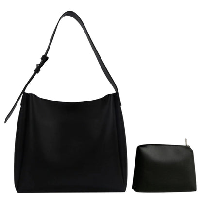 Elegant Women's Faux Leather Handbag with Adjustable Shoulder Strap – Practical and Chic Tote Bag