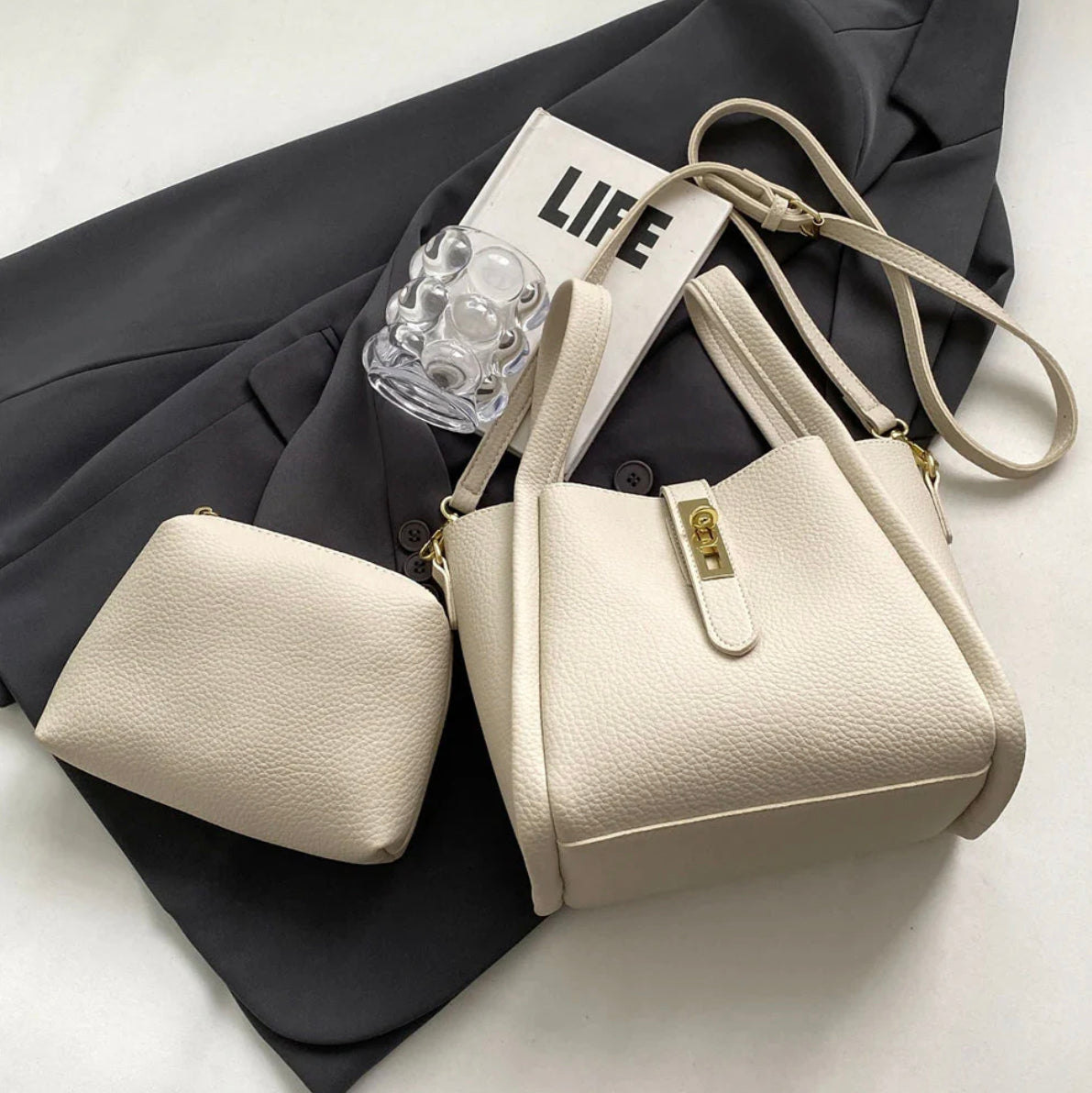 Mini Sac Bandoulière Femme en Cuir Synthétique – Élégant et Pratique avec Bandoulière Ajustable, Idéal pour Sorties Décontractées