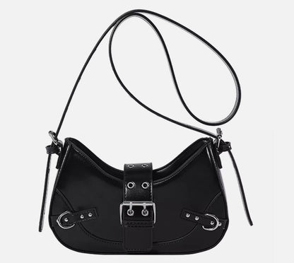 Glamorous Leather Handbag for Women – Elegant Shoulder Bag, 5 Colors Available, 24x15x6 cm