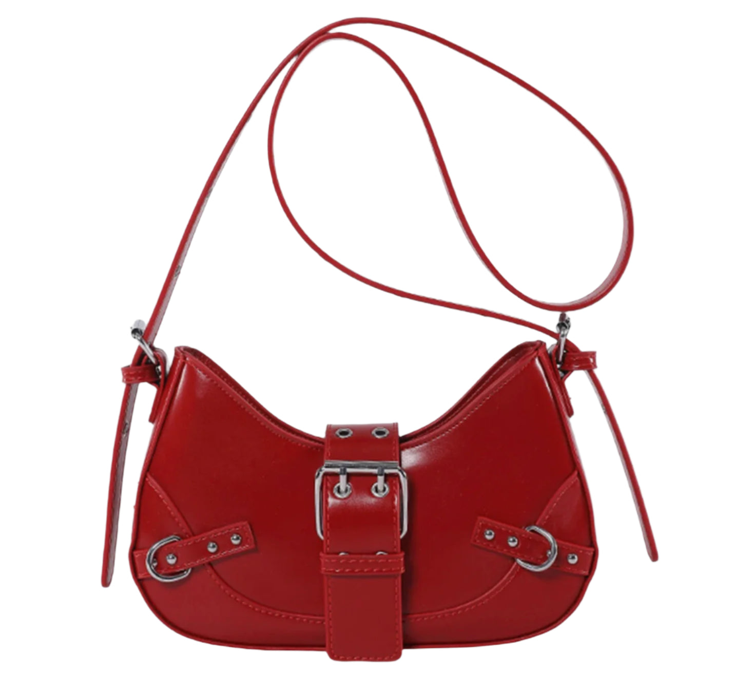 Sac à Main Glamour en Cuir pour Femme – Sac Bandoulière Élégant, 5 Couleurs Disponibles, 24x15x6 cm