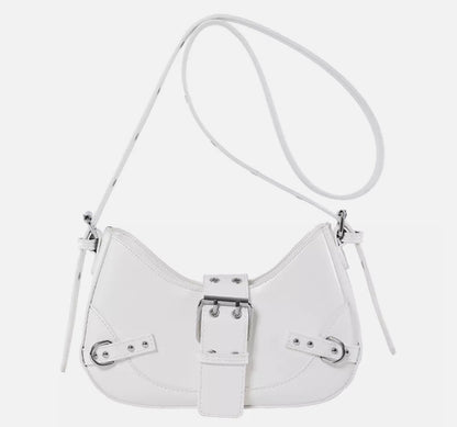 Glamorous Leather Handbag for Women – Elegant Shoulder Bag, 5 Colors Available, 24x15x6 cm