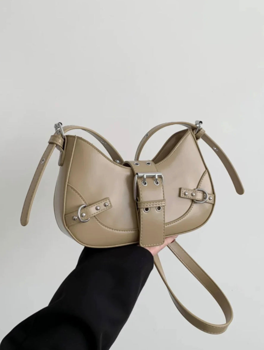Glamorous Leather Handbag for Women – Elegant Shoulder Bag, 5 Colors Available, 24x15x6 cm