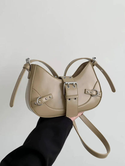Glamorous Leather Handbag for Women – Elegant Shoulder Bag, 5 Colors Available, 24x15x6 cm
