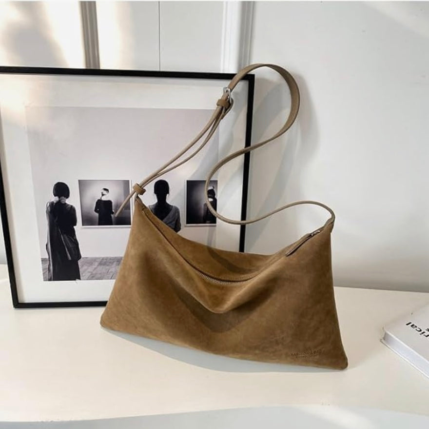 Women's Leather Handbag with Adjustable Shoulder Strap – Elegant and Practical for All Occasions