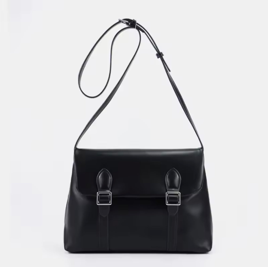 Vintage PU Leather Handbag for Women with Adjustable Shoulder Strap – 29cm x 20cm x 8cm, Elegant and Practical