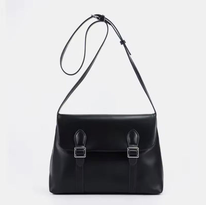Vintage PU Leather Handbag for Women with Adjustable Shoulder Strap – 29cm x 20cm x 8cm, Elegant and Practical