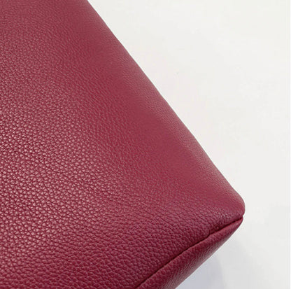 Elegant Women's Handbag in Synthetic Leather, Practical Shoulder Bag for Mother and Child – Four Pieces, Ideal for Daily Outings