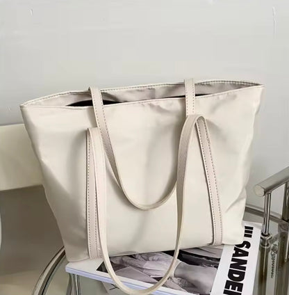 Water-Resistant Oxford Fabric Tote Bag - Large Size 39cm x 26cm x 12cm, Ideal for Daily Use and Outings