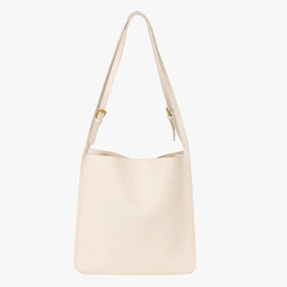 Women's Handbag in Vegetable Leather with Adjustable Straps – Elegant Practical Tote Bag for All Occasions