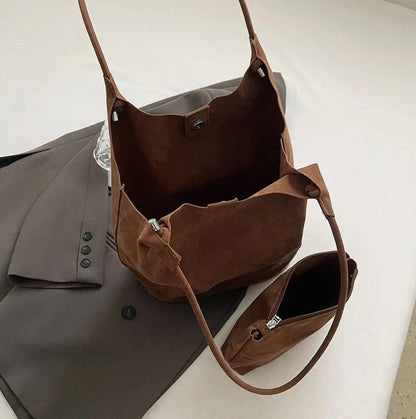 Women's Leather Handbag Juliette – Elegant 42 cm Tote, Practical and Versatile for Daily Use