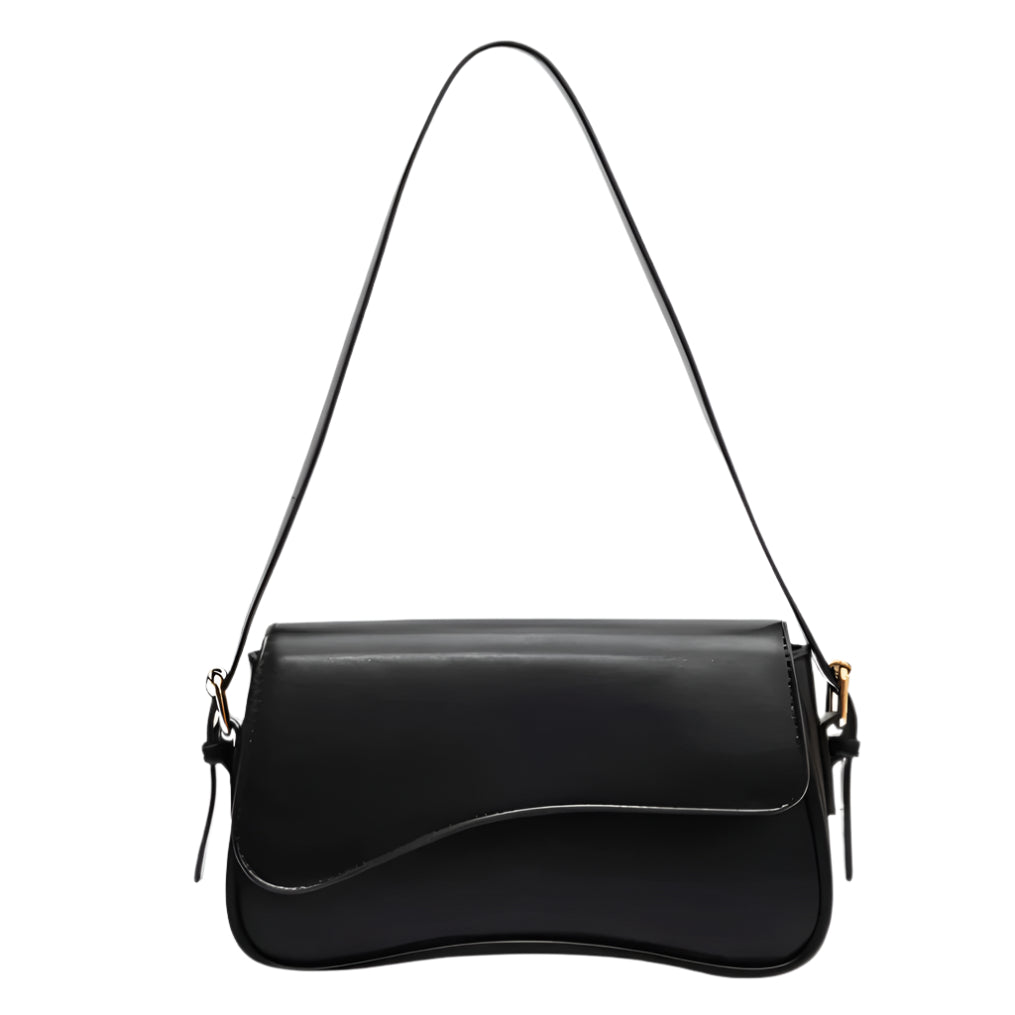 Elegant Women's Handbag with Adjustable Strap in Synthetic Leather – Practical Shoulder Bag for Daily Use