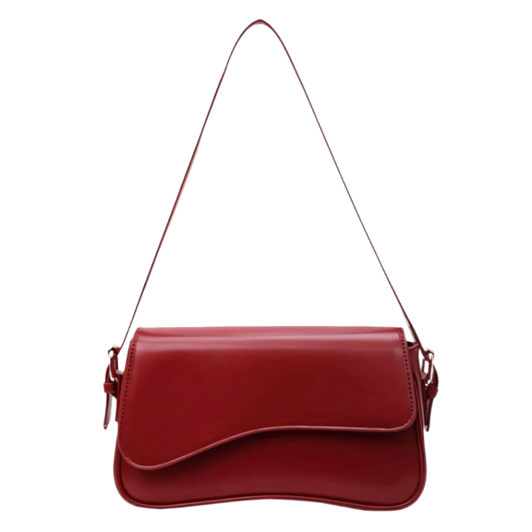 Elegant Women's Handbag with Adjustable Strap in Synthetic Leather – Practical Shoulder Bag for Daily Use