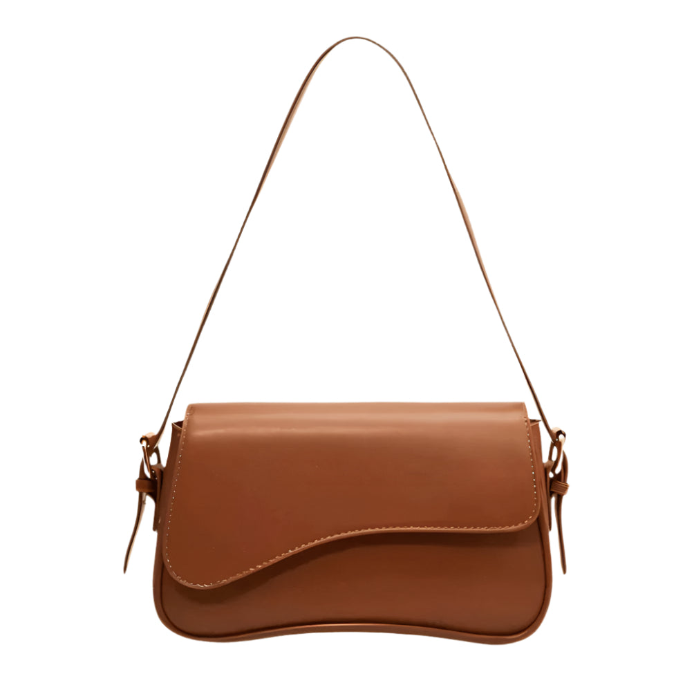 Elegant Women's Handbag with Adjustable Strap in Synthetic Leather – Practical Shoulder Bag for Daily Use