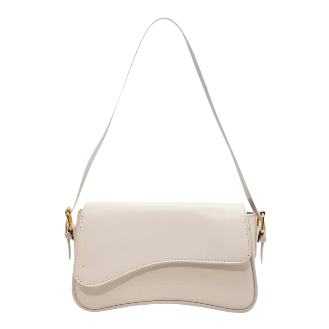 Elegant Women's Handbag with Adjustable Strap in Synthetic Leather – Practical Shoulder Bag for Daily Use