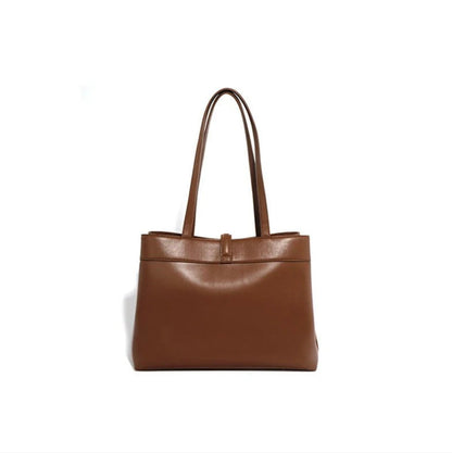 Elegant Women's Suede Handbag with Inner Pocket – Spacious Bag for Office and Casual Outings