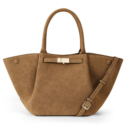 Vegan Suede Handbag for Women – Elegant, Durable and Spacious with Comfortable Handles