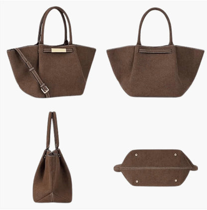 Vegan Suede Handbag for Women – Elegant, Durable and Spacious with Comfortable Handles