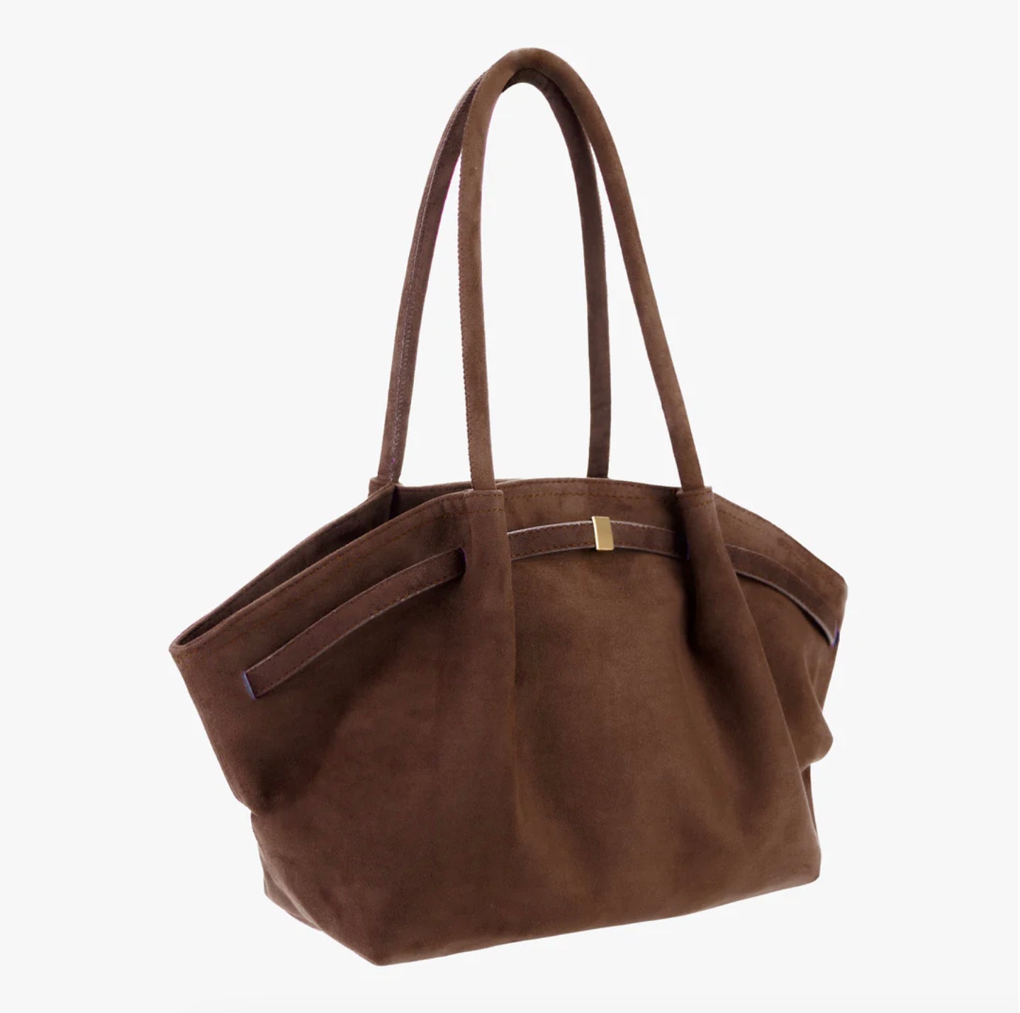 Vegan Suede Handbag for Women – Elegant, Spacious, and Durable with Adjustable Shoulder Strap