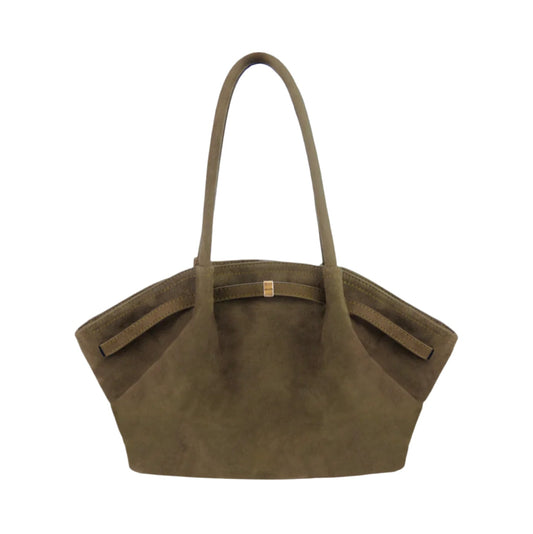 Vegan Suede Handbag for Women – Elegant, Spacious, and Durable with Adjustable Shoulder Strap