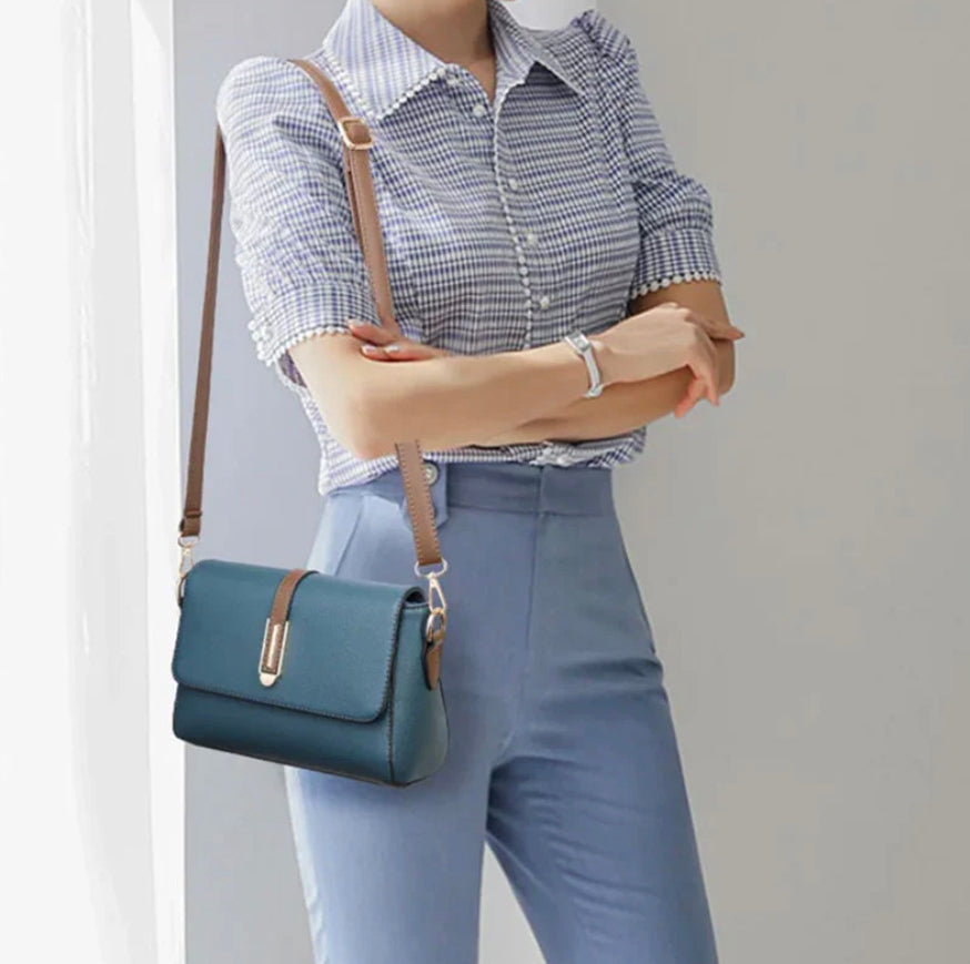 Sac Bandoulière Femme Natacha en Cuir Synthétique – Élégant et Pratique, Bandoulière Ajustable, Compact et Spacieux