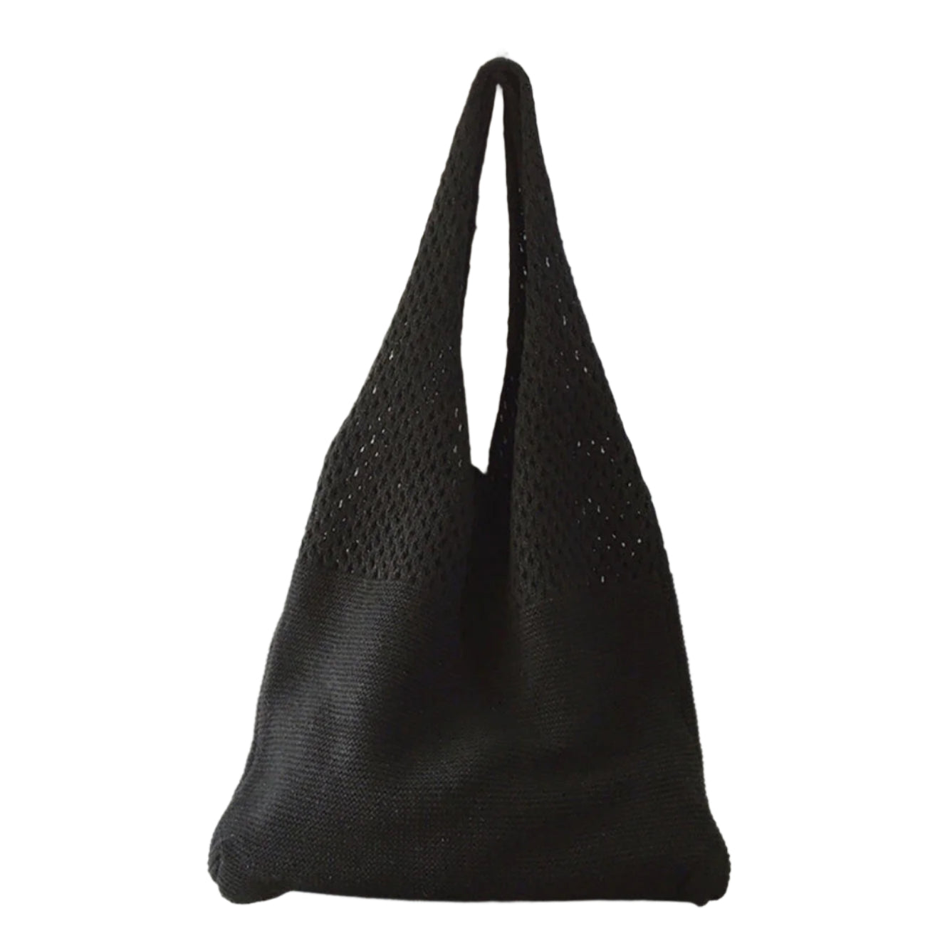 Sac à Main Femme en Crochet Vintage – Grand Tote en Coton Idéal pour Plage et Été, Style Décontracté Boho Chic