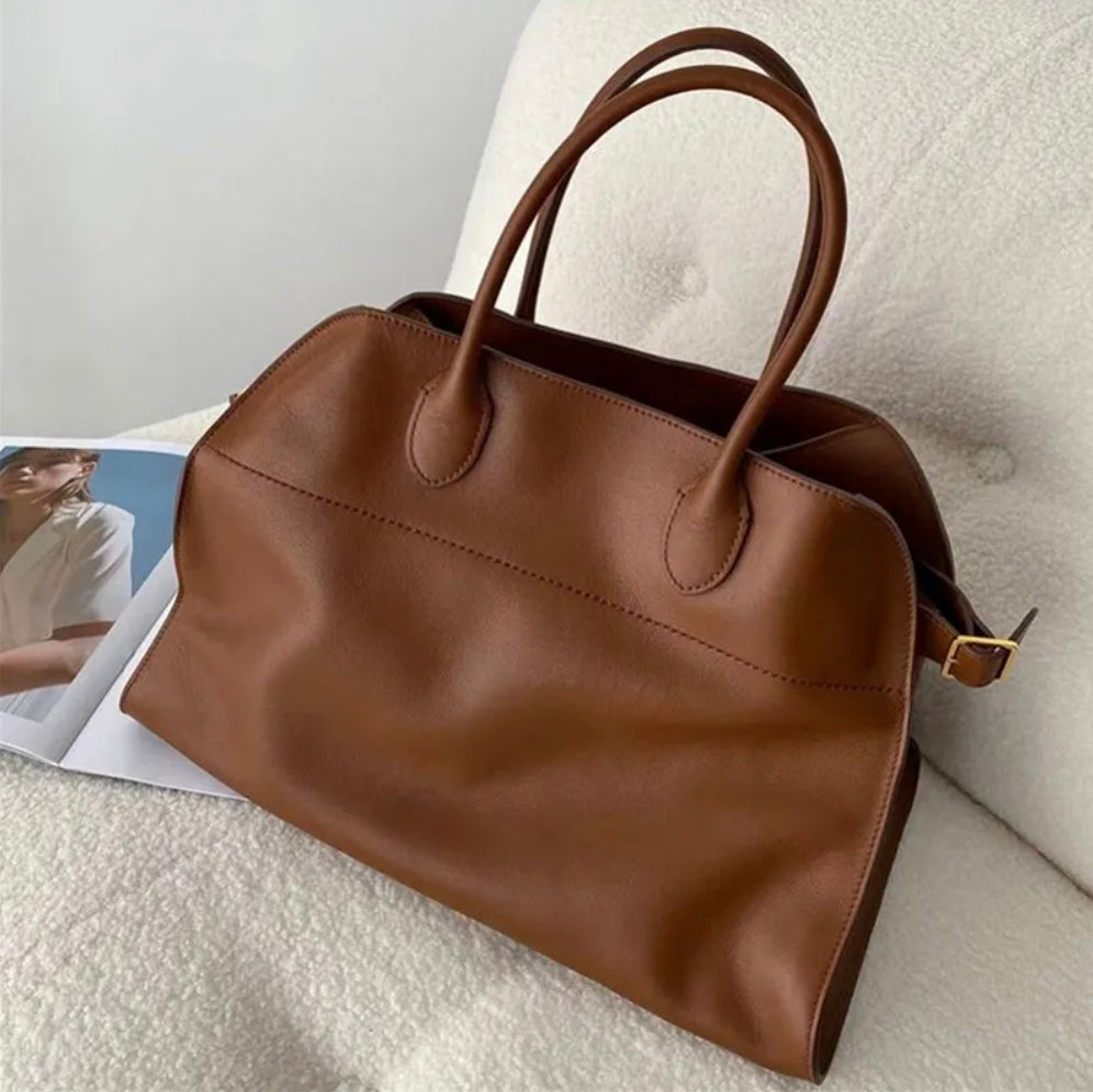Sac à Main Femme en Cuir Végan avec Bandoulières Confortables – Style Élégant et Pratique, Dimensions 38x28x23 cm