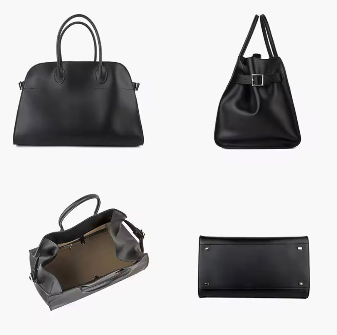 Sac à Main Femme en Cuir Végan avec Bandoulières Confortables – Style Élégant et Pratique, Dimensions 38x28x23 cm