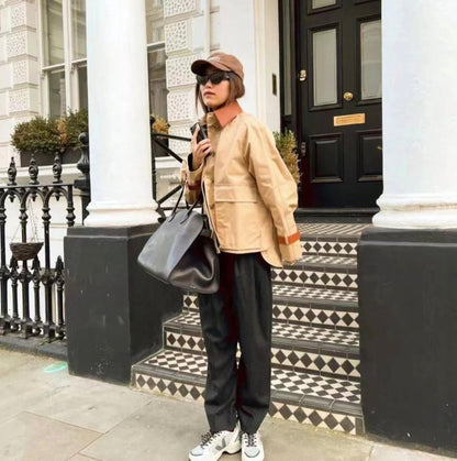 Women's Vegan Leather Handbag with Comfortable Shoulder Straps – Elegant and Practical Style, Dimensions 38x28x23 cm